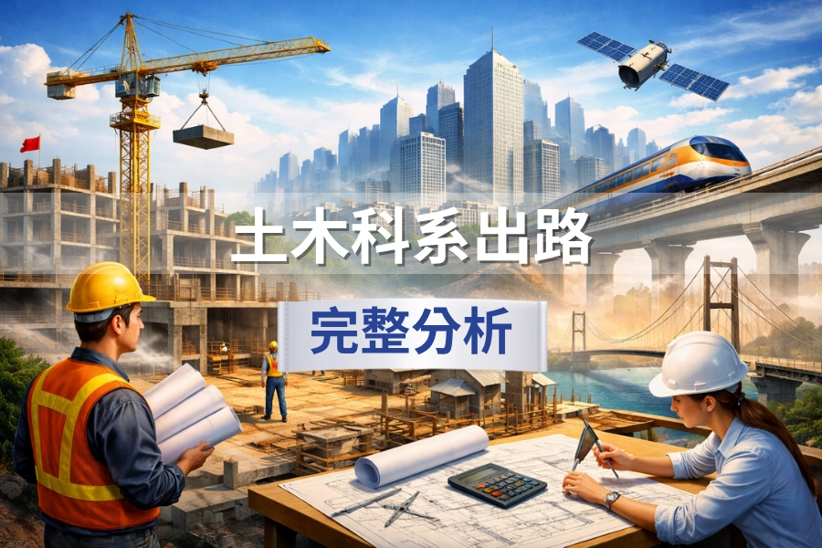 土木科系出路完整分析｜薪水高嗎？AI時代發展與未來趨勢一次看懂
