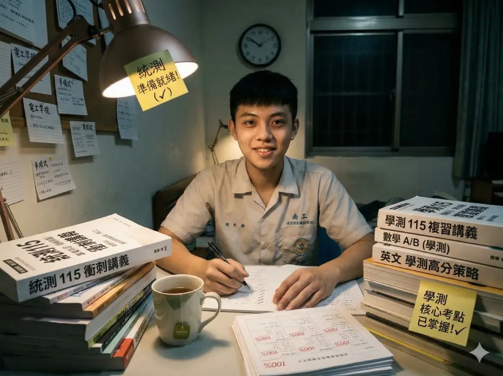 學測統測兩不誤，讀書效率超高的高職跨考生