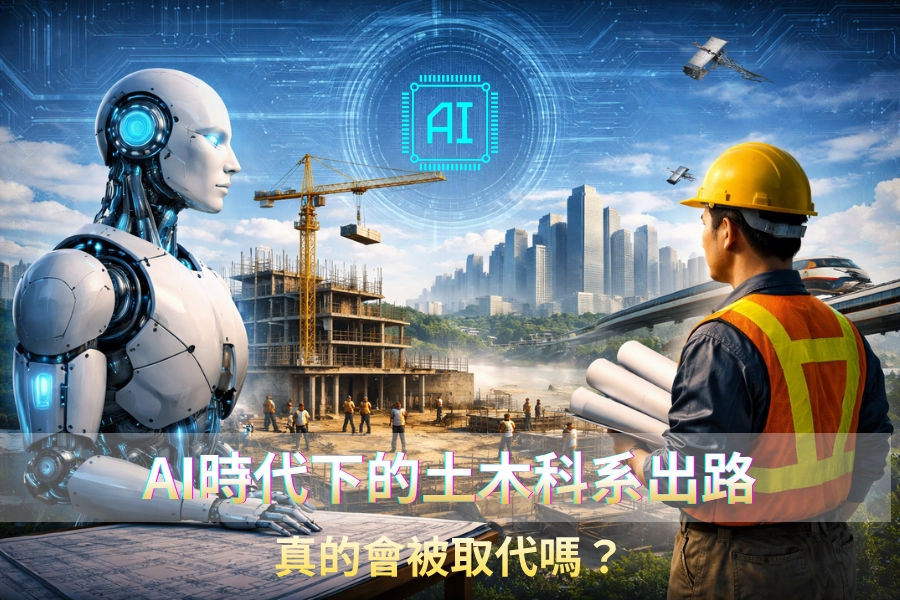 AI時代下的土木科系出路，真的會被取代嗎？